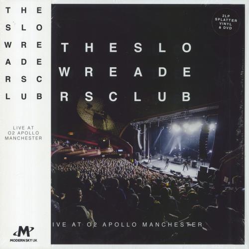 The Slow Readers Club Live At O2 Apollo Manchester - Black Splattered Vinyl + DVD 2-LP vinyl record set (Double LP Album) UK 4J42LLI833228