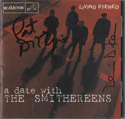 The Smithereens A Date With The Smithereens - Autographed CD album (CDLP) US SMRCDAD448932