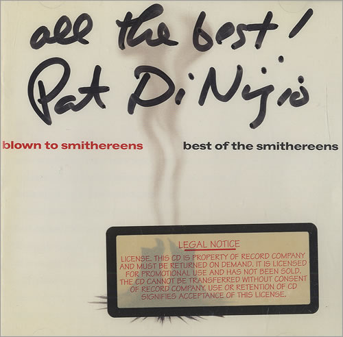 The Smithereens Blown To Smithereens - Autographed CD album (CDLP) US SMRCDBL462569