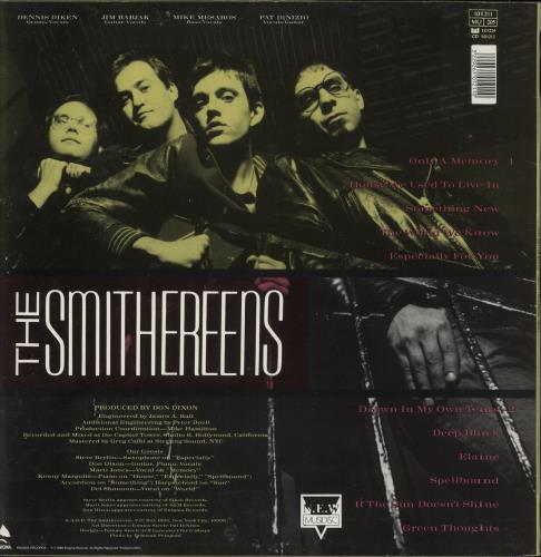 The Smithereens Green Thoughts vinyl LP album (LP record) French SMRLPGR876867