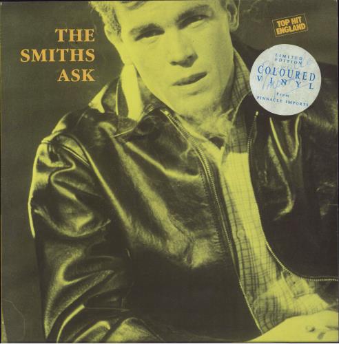 The Smiths Ask - Clear Vinyl 12" vinyl single (12 inch record / Maxi-single) German SMI12AS821316