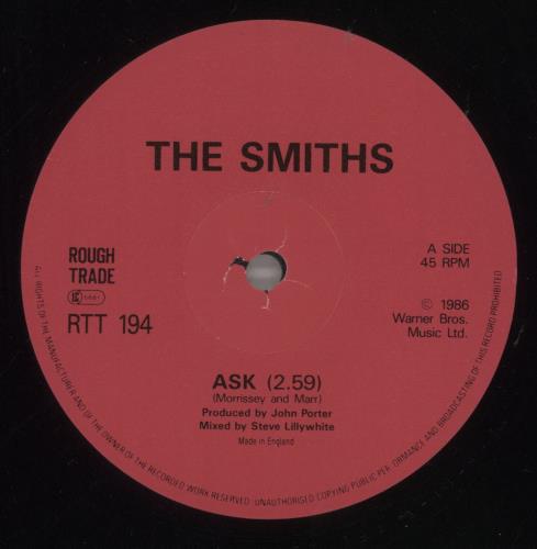 The Smiths Ask - Open Shrink 12" vinyl single (12 inch record / Maxi-single) UK SMI12AS858882