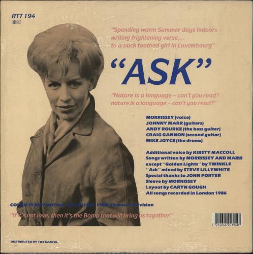 The Smiths Ask - Open Shrink 12" vinyl single (12 inch record / Maxi-single) UK SMI12AS858882