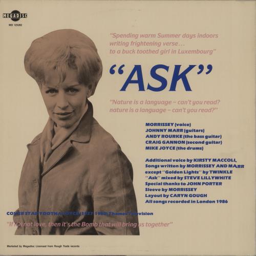 The Smiths Ask 12" vinyl single (12 inch record / Maxi-single) Dutch SMI12AS282735