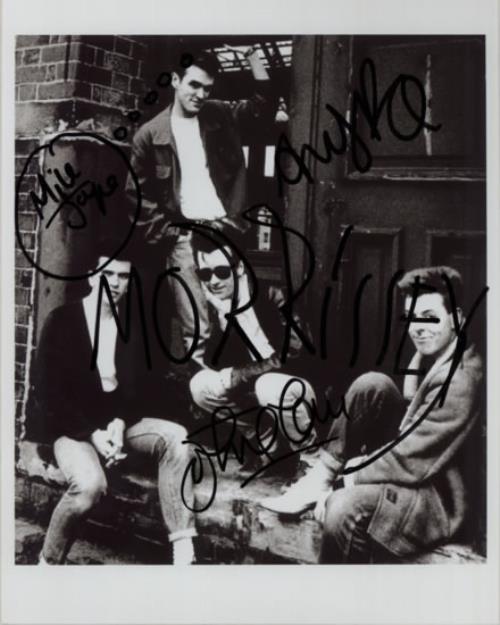 The Smiths Autographed Publicity Photograph photograph UK SMIPHAU332770