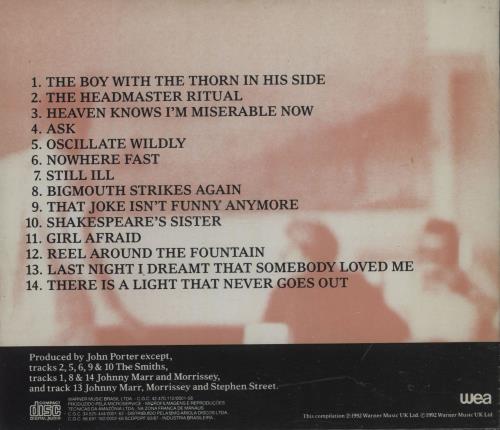 The Smiths Best II CD album (CDLP) Brazilian SMICDBE671200