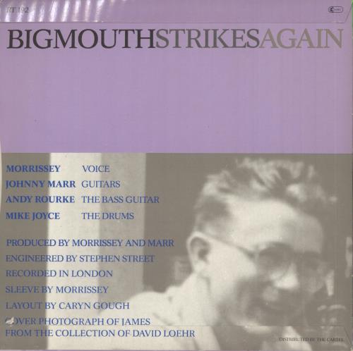 The Smiths Bigmouth Strikes Again - EX 7" vinyl single (7 inch record / 45) UK SMI07BI741728