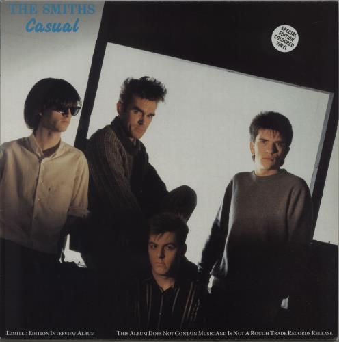 The Smiths Casual - Blue Vinyl vinyl LP album (LP record) UK SMILPCA254773