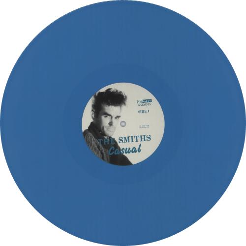 The Smiths Casual - Blue Vinyl vinyl LP album (LP record) UK SMILPCA254773