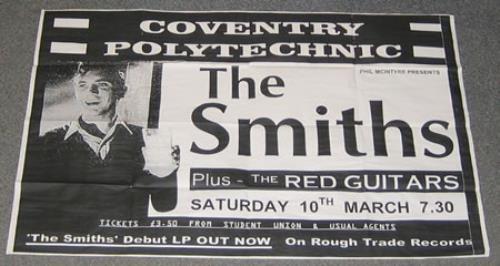 The Smiths Coventry Polytechnic poster UK SMIPOCO404734