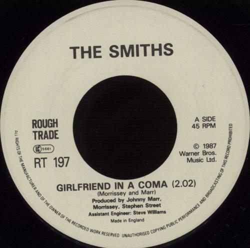 The Smiths Girlfriend In A Coma 7" vinyl single (7 inch record / 45) Dutch SMI07GI670233