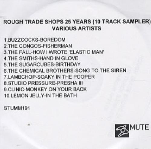 The Smiths Hand In Glove CD-R acetate UK SMICRHA242977