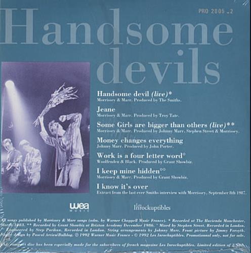 The Smiths Handsome Devils CD album (CDLP) French SMICDHA20087