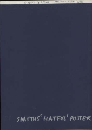 The Smiths Hatful Of Hollow - Artwork artwork UK SMIARHA669130