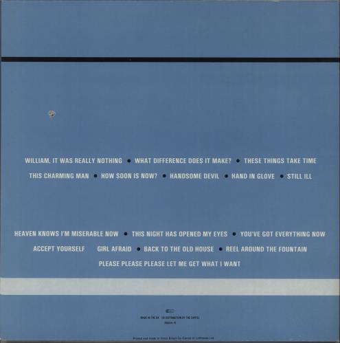 The Smiths Hatful Of Hollow - Test Pressing vinyl LP album (LP record) UK SMILPHA00140