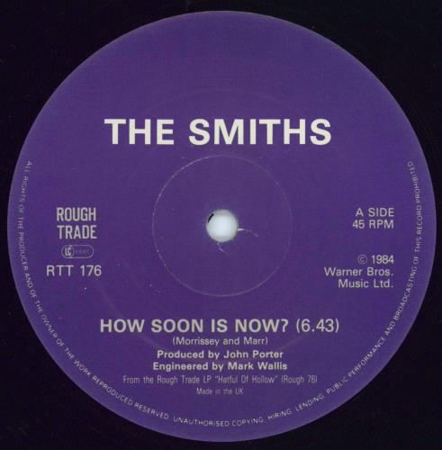 The Smiths How Soon Is Now? - VG/EX 12" vinyl single (12 inch record / Maxi-single) UK SMI12HO777696