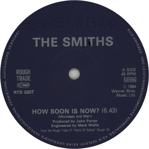 The Smiths How Soon Is Now? 12" vinyl single (12 inch record / Maxi-single) German SMI12HO670521