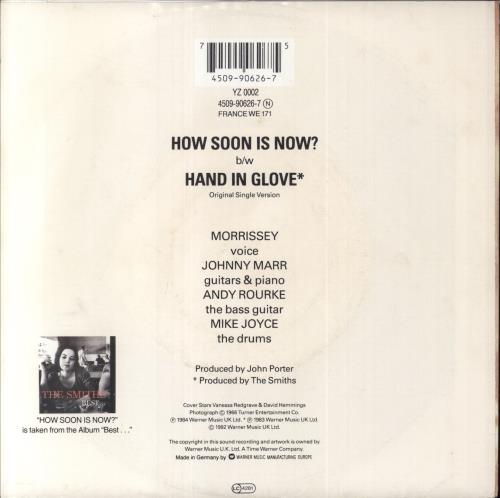 The Smiths How Soon Is Now 7" vinyl single (7 inch record / 45) UK SMI07HO152918