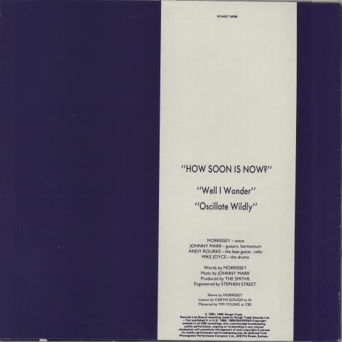 The Smiths How Soon Is Now 12" vinyl single (12 inch record / Maxi-single) New Zealand SMI12HO35904
