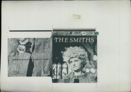 The Smiths I Started Something I Couldn't Finish Artwork - 7" Proof Artwork artwork UK SMIARIS667207