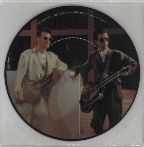 The Smiths Interview 7" vinyl picture disc (7 inch picture disc single) UK SMI7PIN11413