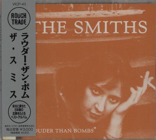 The Smiths Louder Than Bombs CD album (CDLP) Japanese SMICDLO392765