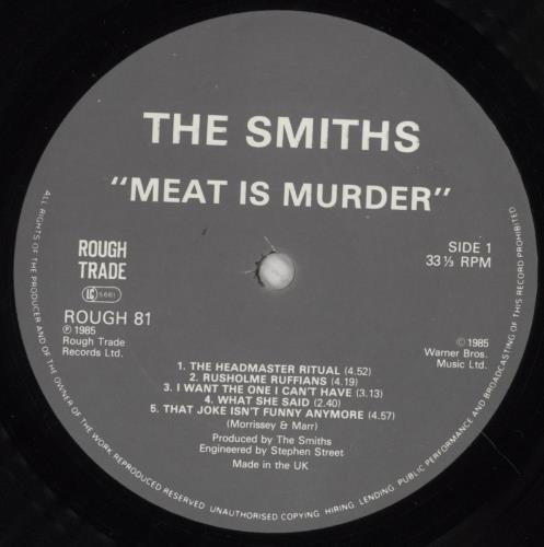 The Smiths Meat Is Murder - EX - Shrink vinyl LP album (LP record) UK SMILPME832062