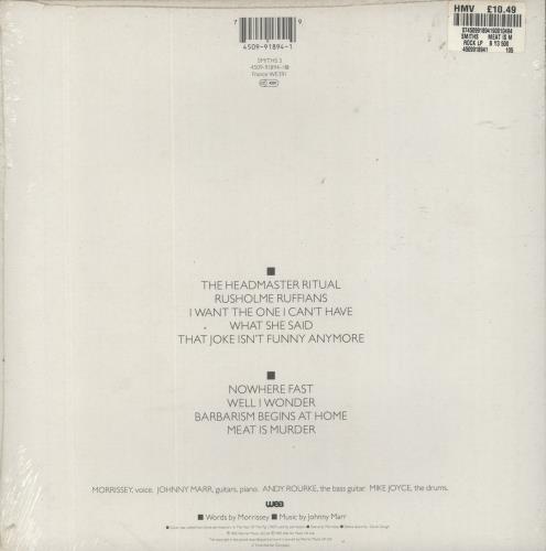 The Smiths Meat Is Murder - Sealed 10" vinyl single (10 inch record) UK SMI10ME858916