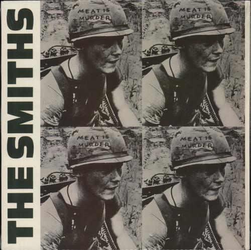 The Smiths Meat Is Murder - Shrink vinyl LP album (LP record) Canadian SMILPME857431