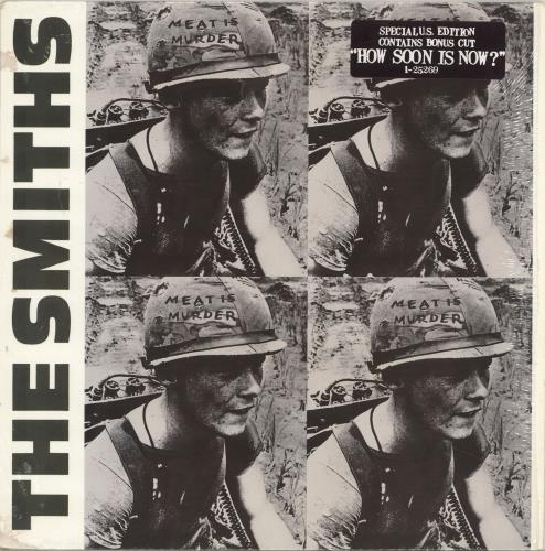The Smiths Meat Is Murder - Stickered Shrink vinyl LP album (LP record) US SMILPME691497