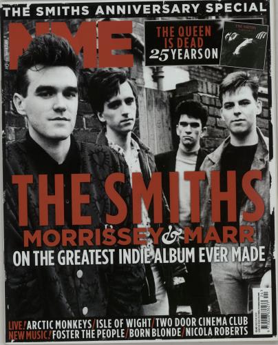The Smiths NME - Anniversary Special - 18th June 2011 magazine UK SMIMANM644547