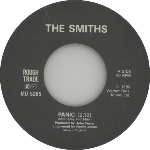 The Smiths Panic 7" vinyl single (7 inch record / 45) Dutch SMI07PA182383