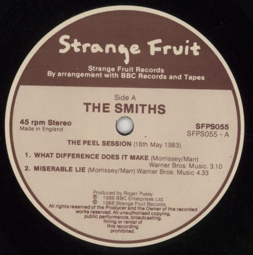The Smiths Peel Sessions - Shrink 12" vinyl single (12 inch record / Maxi-single) UK SMI12PE849311