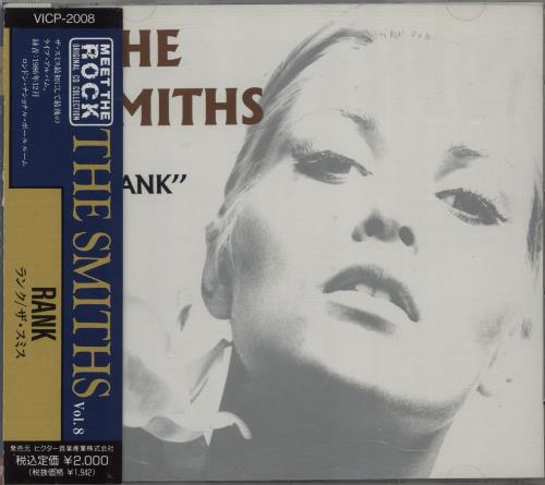The Smiths Rank CD album (CDLP) Japanese SMICDRA671133