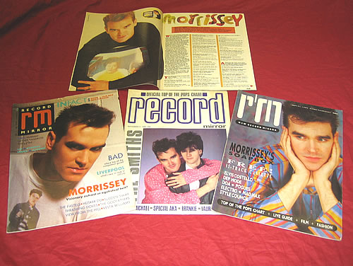 The Smiths Record Mirror/Smash Hits magazine UK SMIMARE340982