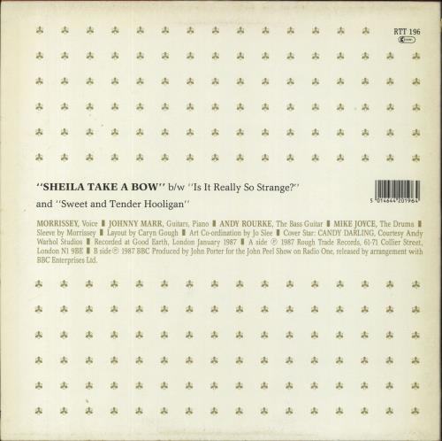 The Smiths Sheila Take A Bow - EX 12" vinyl single (12 inch record / Maxi-single) UK SMI12SH438495