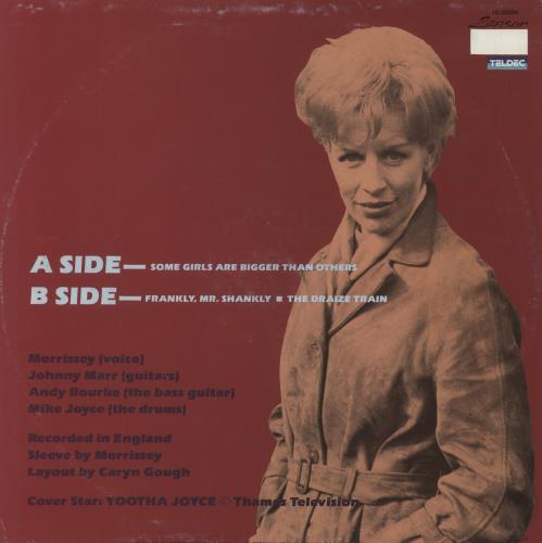 The Smiths Some Girls Are Bigger Than Others - Orange Vinyl - VG 12" vinyl single (12 inch record / Maxi-single) German SMI12SO857946