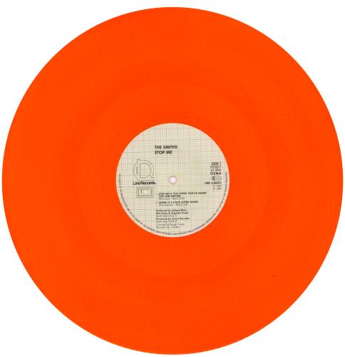 The Smiths Stop Me - Orange Vinyl 12" vinyl single (12 inch record / Maxi-single) German SMI12ST800149
