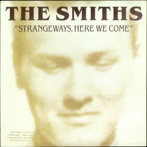 The Smiths Strangeways Here We Come - Gold Promo Stamp vinyl LP album (LP record) US SMILPST411462