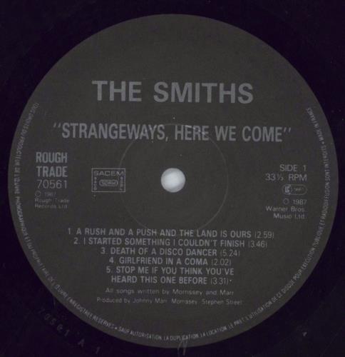 The Smiths Strangeways, Here We Come - EX vinyl LP album (LP record) French SMILPST824671