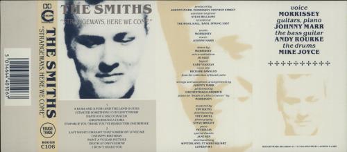 The Smiths Strangeways, Here We Come artwork UK SMIARST435730