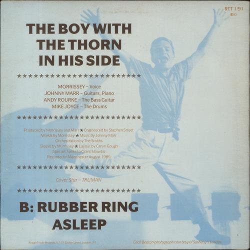 The Smiths The Boy With The Thorn In His Side - EX 12" vinyl single (12 inch record / Maxi-single) UK SMI12TH585417