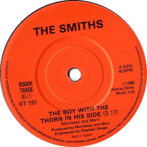 The Smiths The Boy With The Thorn In His Side - Solid 7" vinyl single (7 inch record / 45) UK SMI07TH595233
