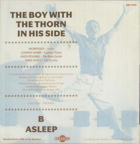 The Smiths The Boy With The Thorn In His Side 7" vinyl single (7 inch record / 45) Dutch SMI07TH670080