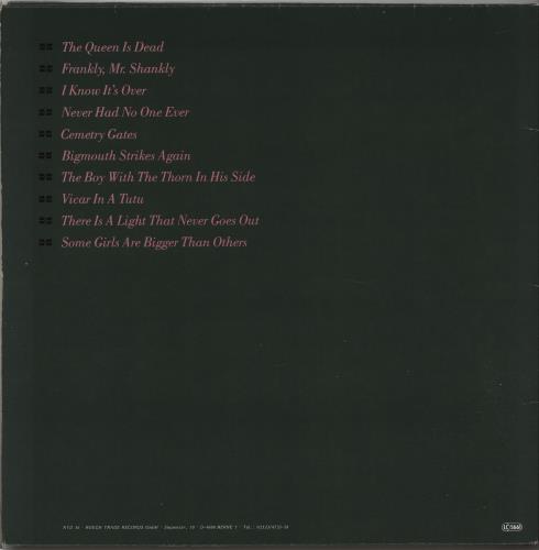 The Smiths The Queen Is Dead - Green vinyl - Ex vinyl LP album (LP record) German SMILPTH465042