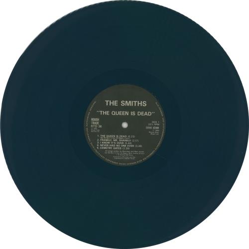 The Smiths The Queen Is Dead - Green vinyl - Ex vinyl LP album (LP record) German SMILPTH465042
