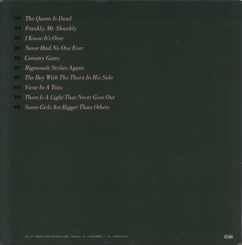 The Smiths The Queen Is Dead - Green Vinyl vinyl LP album (LP record) German SMILPTH00139