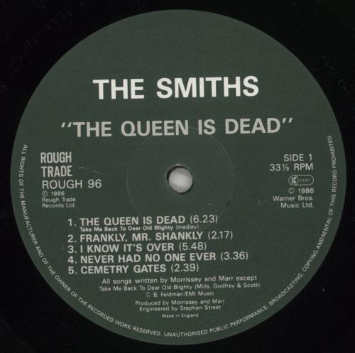The Smiths The Queen Is Dead - Hype Sticker vinyl LP album (LP record) UK SMILPTH878349