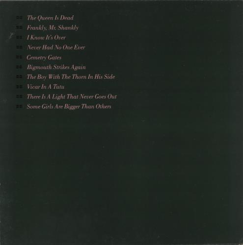 The Smiths The Queen Is Dead - Hype Sticker vinyl LP album (LP record) UK SMILPTH878349