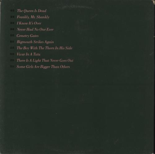 The Smiths The Queen Is Dead - VG vinyl LP album (LP record) UK SMILPTH712541